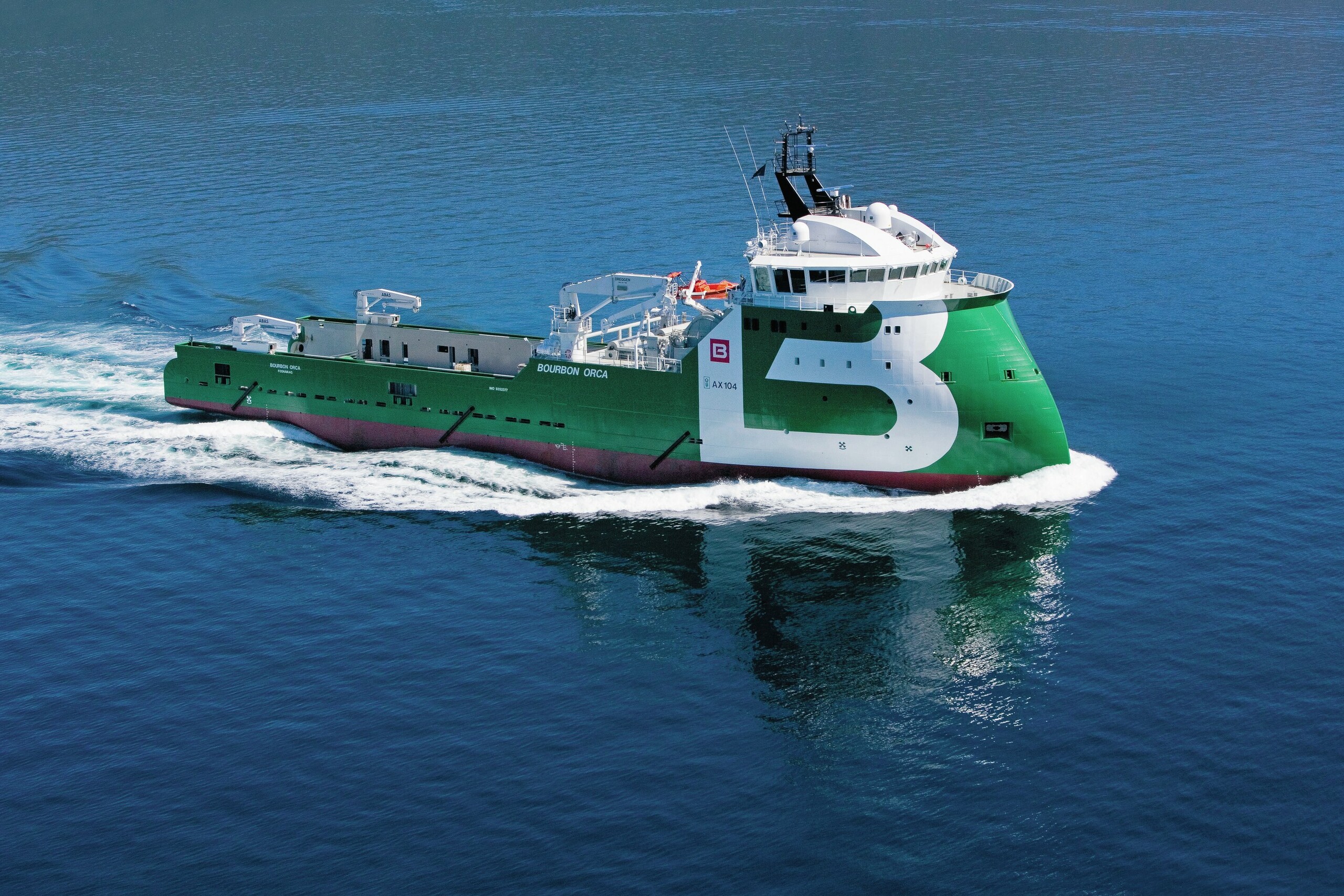 An AHTS vessel with Diesel-electric propulsion