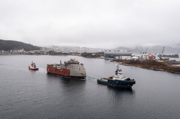 Olympic Arrival yno 318 CSOV Ulstein Verft photo Uavpic