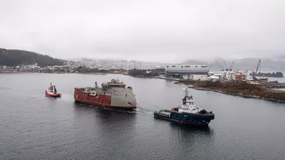 Olympic Arrival yno 318 CSOV Ulstein Verft photo Uavpic