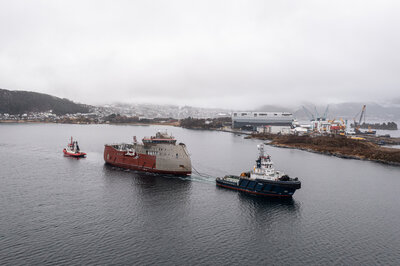 Olympic Arrival yno 318 CSOV Ulstein Verft photo Uavpic