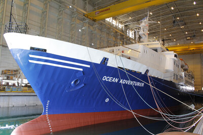 Ocean Adventurer i hallen