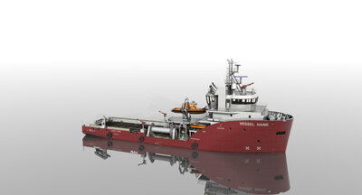 P801 ULSTEIN Gray Sea SB Fore