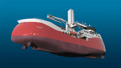 TWIN X-STERN, an ULSTEIN SX222 below view
