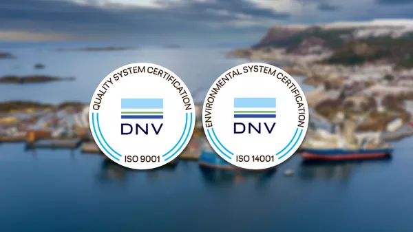 ISO 14001 and 9001 certified