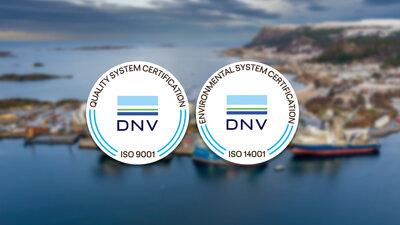 ISO 14001 and 9001 certified