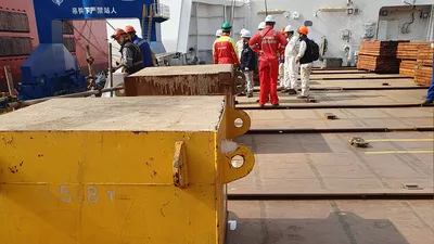 Inclining test of the first Shanghai Electric SOV 3