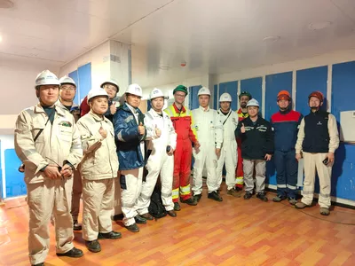 Inclining test Shanghai Electric 1