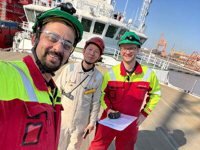 Inclining test Shanghai Electric 2