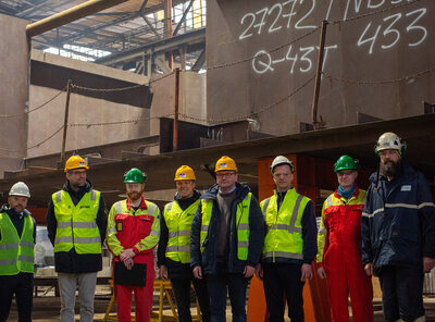 NB320 3607 keel laying