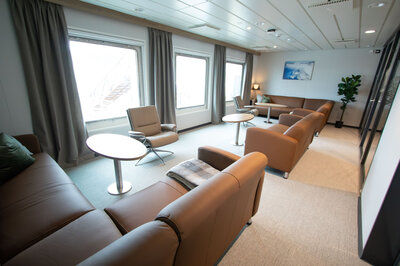 The library on the CSOV Olympic Boreas