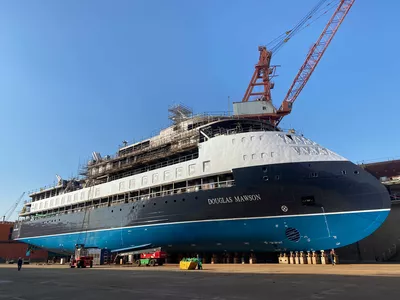 Launch expedition cruise ship Douglas Mawson IMG 2375
