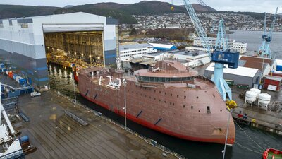 Hull arrival BS Offshore Ulstein Verft Yno 320 CR Ulstein Group 7