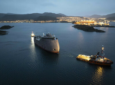 Hull arrival BS Offshore Ulstein Verft Yno 320 CR Ulstein Group 2