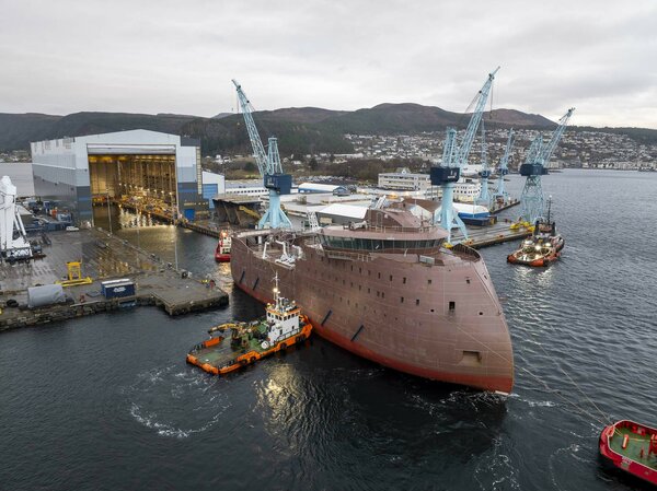 Hull arrival BS Offshore Ulstein Verft Yno 320 CR Ulstein Group 5