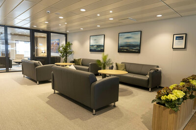 Lounge in mess area