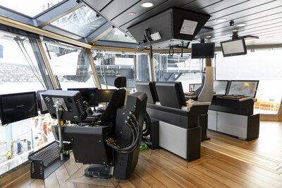 Crane operation on bridge