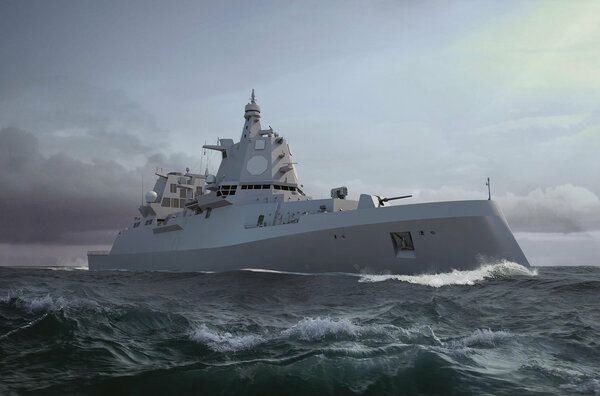 Frigate illustration thyssenkrupp Marine Systems