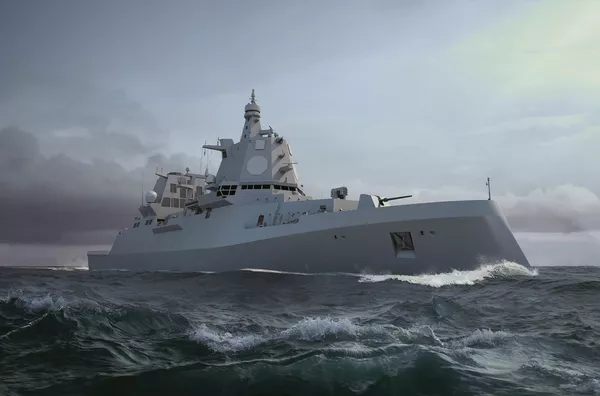 Frigate illustration thyssenkrupp Marine Systems