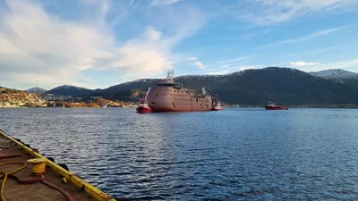 2025 CSOV arrival Yno 323 Ulstein Verft 1