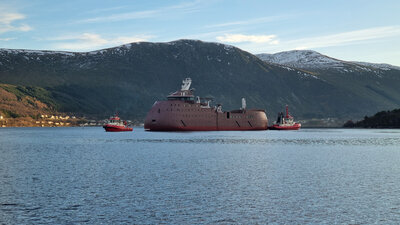 2025 CSOV arrival Yno 323 Ulstein Verft 2