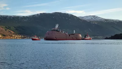 2025 CSOV arrival Yno 323 Ulstein Verft 2