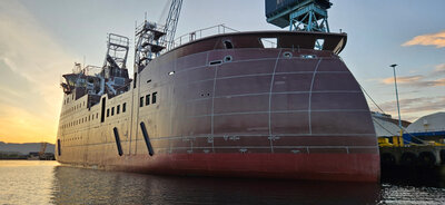 Yno 322 CSOV quayside at Ulstein Verft ULS 03487 20250828 203918