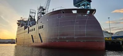 Yno 322 CSOV quayside at Ulstein Verft ULS 03487 20250828 203918