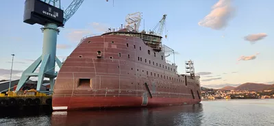 Yno 322 CSOV quayside at Ulstein Verft ULS 03489 20250828 204100