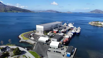 Drone photo Larsnes Mekaniske 1