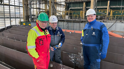 Keel laid for Olympic yno 319 CSOV