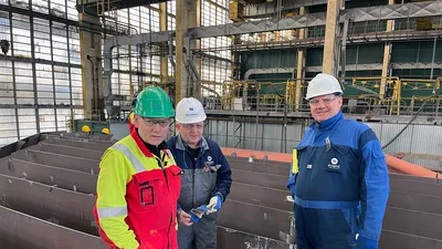 Keel laid for Olympic yno 319 CSOV