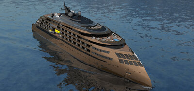 The CX136 as seen from starboard.