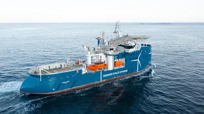 Windea Leibniz after the conversion from an SOV to a CSOV. Photo: uavpic com.