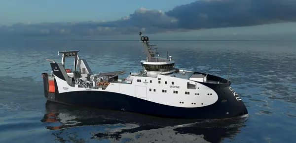 ULSTEIN FX101 trawler design for Bluewild.