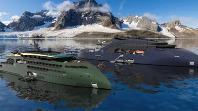 Konseptdesigna ULSTEIN THOR and ULSTEIN SIF saman i operasjon