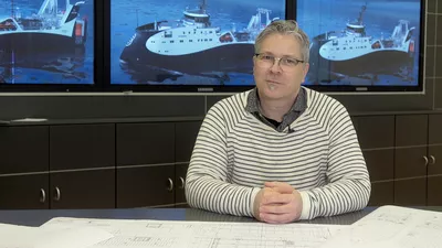 Naval architect Bjornar Hatloy at Ulstein