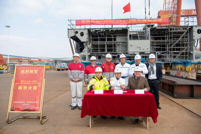 The keel laying ceremony for the 'Ocean Albatros' was held at the CMHI yard on 20 January 2022.