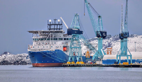 NKT Victoria at Ulstein Verft, photo by Vikebladet Vestposten/Ole-Ottar Høgstavoll.