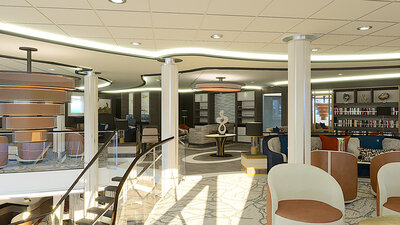 'Sylvia Earle' library, courtesy of SunStone Ships.