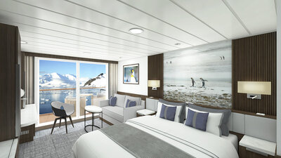 'Sylvia Earle' cabin, courtesy of SunStone Ships.