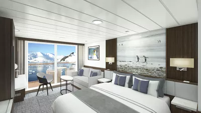 'Sylvia Earle' cabin, courtesy of SunStone Ships.