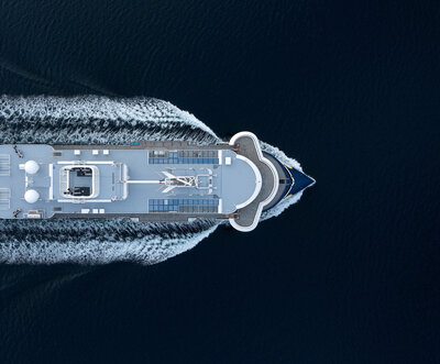 Aerial view of the National Geographic Resolution, photo uavpic.com