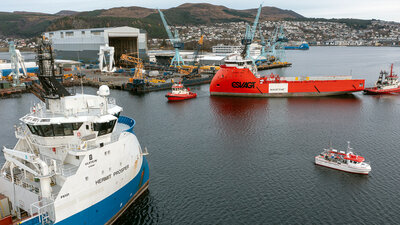 Esvagt Leah and Esvagt Heidi, photo Uavpic.com.