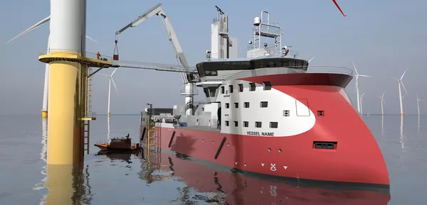ULSTEIN SX210 Offshore Wind Turbine Operations