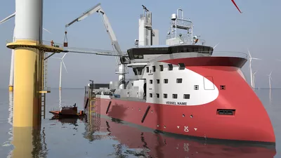 ULSTEIN SX210 Offshore Wind Turbine Operations