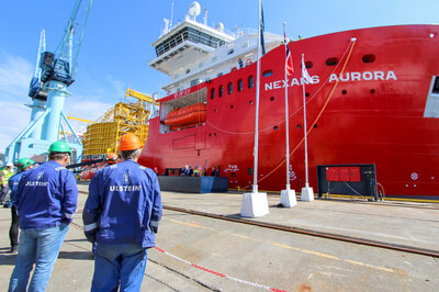 A memorable day at Ulstein Verft.