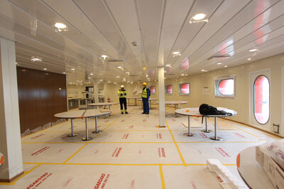 Nexans Aurora mess room dimensions