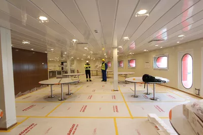 Nexans Aurora mess room dimensions