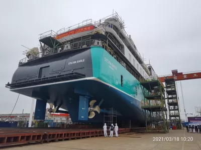 Aft view of the Sylvia Earle.