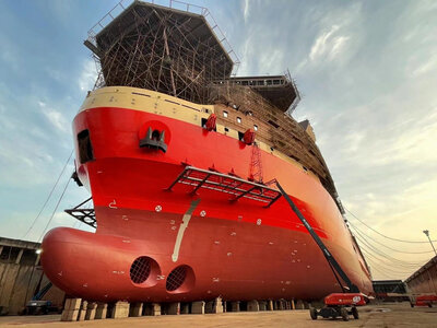 The JSD6000 has been constructed at the ZPMC shipyard.